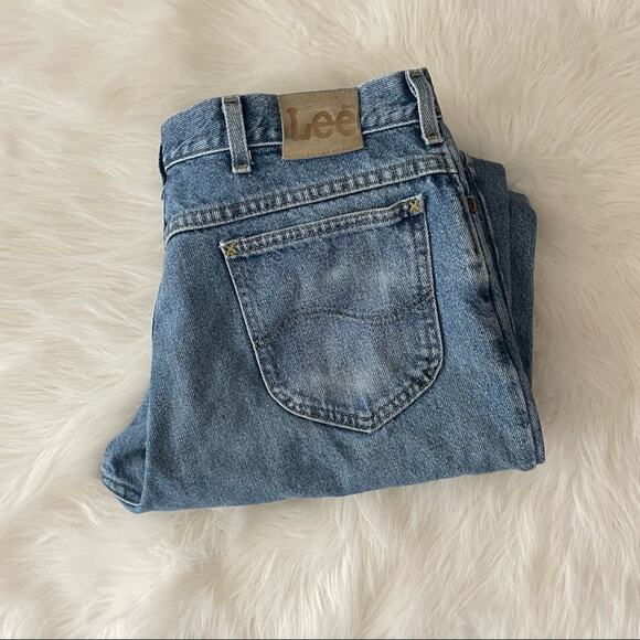 Lee Other - 90s Lee Men’s Straight Leg Jeans Medium Wash Vintage Look 38X34